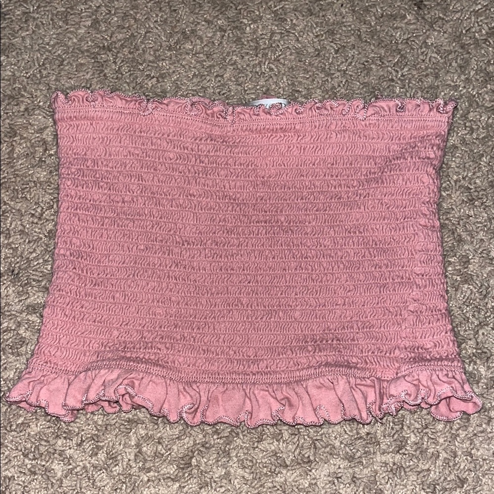 Bozzolo Mauve Smocked Top